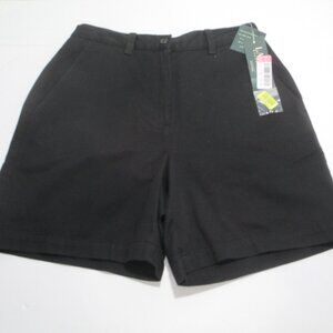 Lauren Ralph Lauren Vintage Shorts Women Size 4 Black 100% Cotton NWT